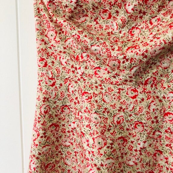 Ann Taylor Strapless Small Floral Print Dress - Picture 4 of 6